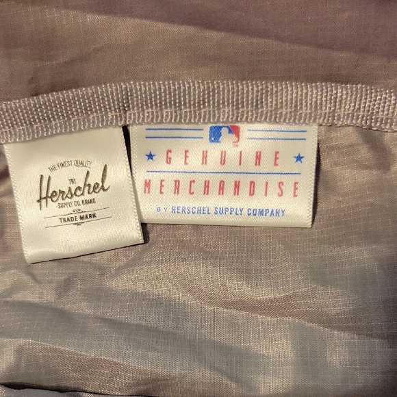 NWOT Herschel Supply Co Gray Backpack with Milwaukee Brewer Logo. - Picture 5 of 6